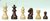 Schach-Backgammon-Kassette Nussbaum, magnetisch, Kh44