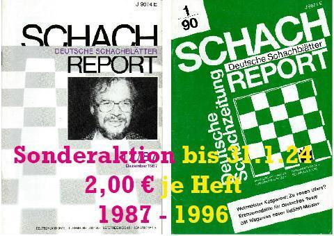 Schach-Report Einzelhefte 1987-1996