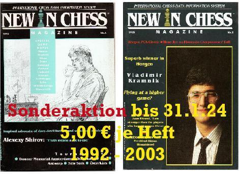 New In Chess Magazine Einzelhefte 1992-2003